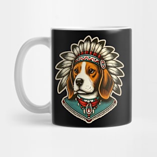 Beagle Native American Mug